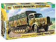 Сборная модель Звезда Немецкий тяжелый полугусеничный грузовик L 4500R Маультир 3603
