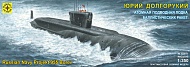 Сборная модель Атомная подводная лодка баллистических ракет "Юрий Долгорукий" (1:350) 135071
