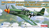 Сборная модель MENG LS-010 самолёт North American 51D/K Mustang "8TH Air Force"