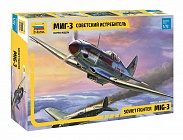 Сборная модель Советский истребитель МиГ-3. 7204
