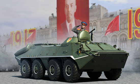 Модель бронетранспортера БТР- 80 APC своими руками TRUMPETER Хоббі Маркет ptichiibereg.ru