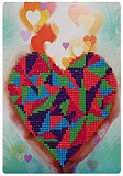 M004 Сердце в Ваших руках алмазная картина - COLOR KIT