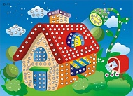 Мозайка - стикер Домик D011