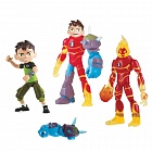 Набор Ben10 Трансформация Человек огонь 3 фигурки 76521