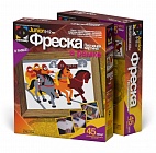 Фреска картина из песка "Зима"