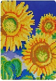 M020 Подсолнухи алмазная картина - COLOR KIT