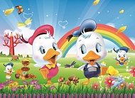 Мозайка - стикер Утята 3D DF-A-6622