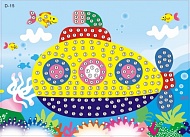 Мозайка - стикер Подводная лодка D015