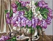 Натюрморт с сиренью. Жанна Когай - картина по номерам на дереве PKW-1 58