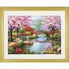 Набор для вышивания крестом Dimensions 70-35313 "Японский сад" 40.6 x 30.4 см
