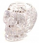3D пазл головоломка Crystal Puzzle Череп Серебристый