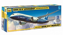Сборная модель Пассажирский авиалайнер Боинг 787-8 Дримлайнер 7008