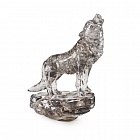 3D пазл головоломка Crystal Puzzle Волк черный