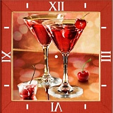 7303002 Вишневое мартини - алмазные часы - COLOR KIT