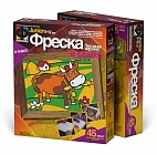 Фреска картина из песка "На лугу"