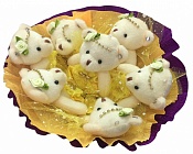 Радуга набор для творчества букет из мягких игрушек 7MR