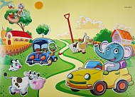 Мозайка - стикер Путешествие 3D DF-A-6619