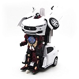 Радиоуправляемый трансформер Maserati Levante White масштаб 1:14 (стреляет присосками) 2392PF